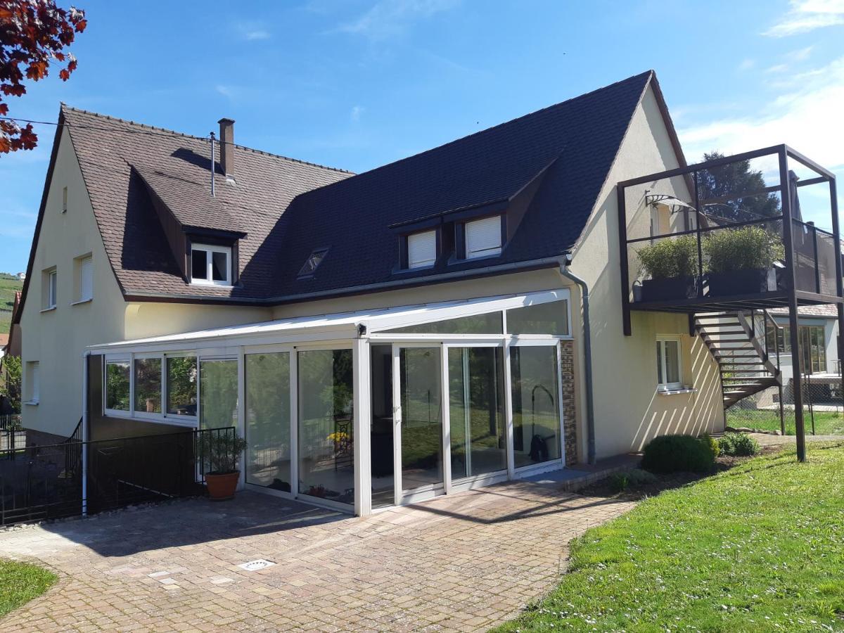 Villa/Appartement Au Coeur Des Vignes *** Бар Екстериор снимка